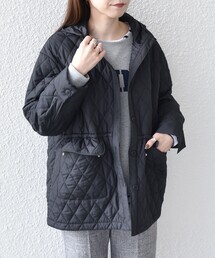 SHIPS Colors（シップス カラーズ）の「SHIPS Colors:THINSULATE(TM) 中綿 キルティング フード コート◇（その他アウター）」