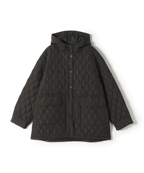 SHIPS Colors:THINSULATE(TM) 中綿 キルティング フード コート