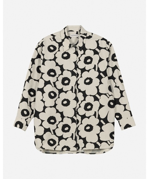 marimekko（マリメッコ）の「【ASIA　EXCLUSIVE】Ae Ruoste Unikko / shirt（シャツ/ブラウス・レディース・ライトグレー・40/38/36/34）」の5枚目の写真