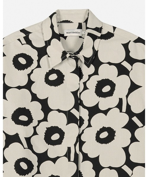 marimekko（マリメッコ）の「【ASIA　EXCLUSIVE】Ae Ruoste Unikko / shirt（シャツ/ブラウス・レディース・ライトグレー・40/38/36/34）」の7枚目の写真