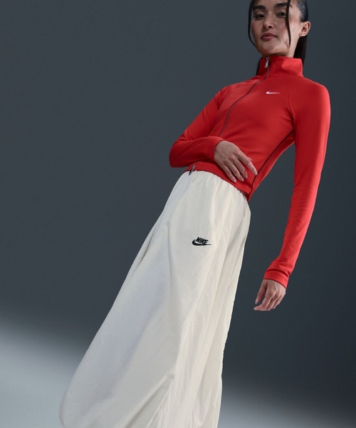 NIKE（ナイキ）の「ナイキ NIKE ナイキ  NSW WR スカート（スカート・レディース・オフホワイト/ブラック・S/M/L）」の6枚目の写真