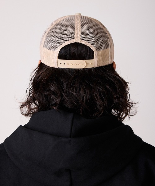 BRIXTON（ブリクストン）の「BRIXTON/ブリクストン GENUINE QLTY NP TRUCKER HAT メッシュ5パネルキャップ（キャップ・メンズ・ベージュ/ブラック・ONE SIZE）」の22枚目の写真
