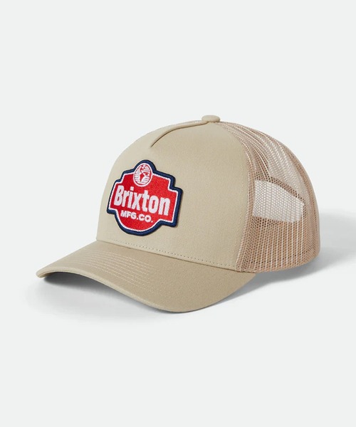 BRIXTON（ブリクストン）の「BRIXTON/ブリクストン GENUINE QLTY NP TRUCKER HAT メッシュ5パネルキャップ（キャップ・メンズ・ベージュ/ブラック・ONE SIZE）」の12枚目の写真