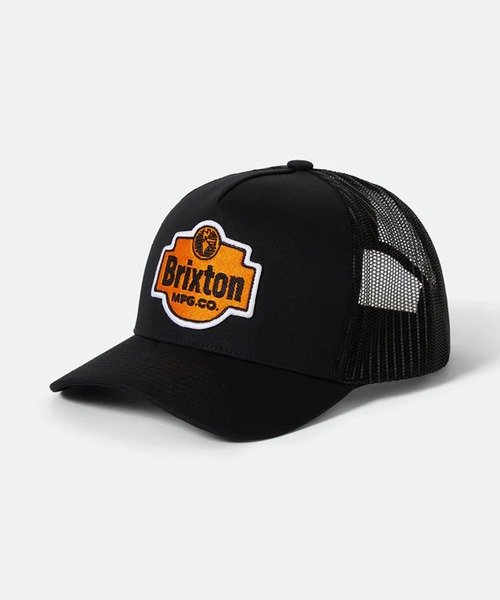 BRIXTON（ブリクストン）の「BRIXTON/ブリクストン GENUINE QLTY NP TRUCKER HAT メッシュ5パネルキャップ（キャップ・メンズ・ベージュ/ブラック・ONE SIZE）」の3枚目の写真