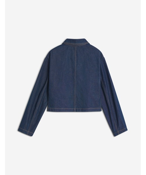 Maison Kitsune(メゾンキツネ)の「DENIM CROPPED JACKET(デニムジャケット・レディース・インディゴブルー・XS/S)」の2枚目の写真