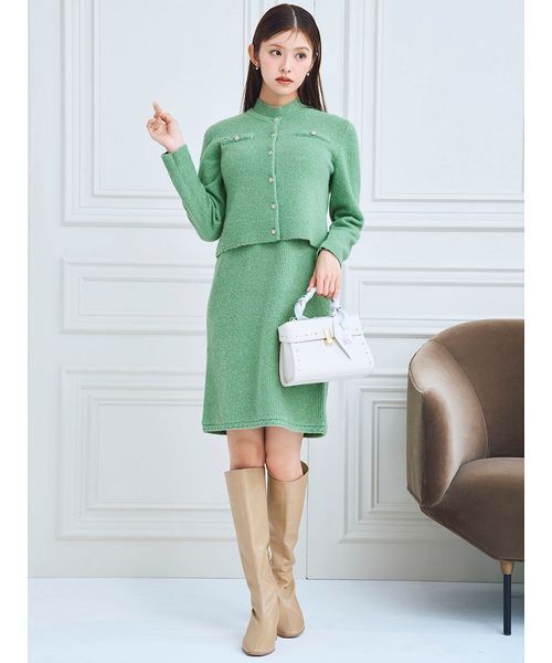 CELFORD（セルフォード）の「リュタンビジュースタッズポシェット（Ｍ）（ショルダーバッグ・レディース・アイボリー/ブラック/グレイッシュベージュ/ライトピンク・F）」の12枚目の写真