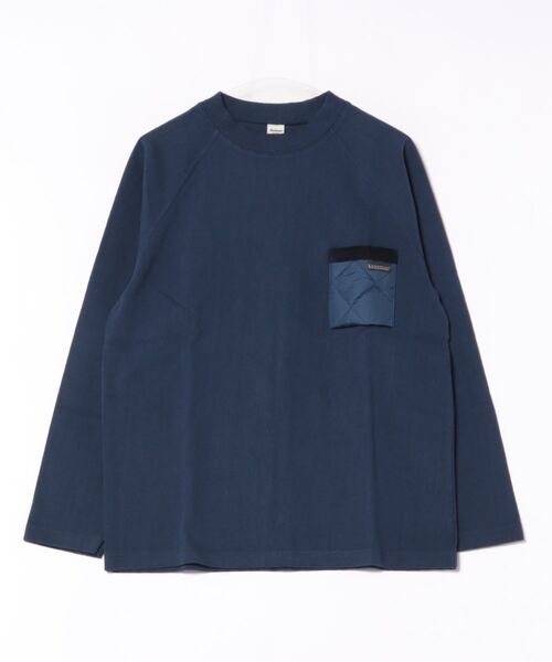 LAVENHAM（ラベンハム）の「【 日本製・長袖Tシャツ 】Jackman X Lavenham Lightweight Sweat Mens / ジャックマン ライトウェイト スウェット メンズ（Tシャツ/カットソー・メンズ・ベージュ/スミクロ/ダークブルー/ブラック系その他/ベージュ系その他・M/XL/S/L）」の5枚目の写真