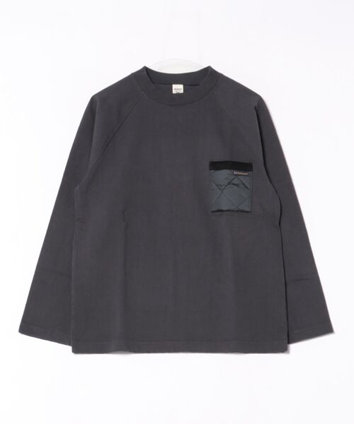 LAVENHAM（ラベンハム）の「【 日本製・長袖Tシャツ 】Jackman X Lavenham Lightweight Sweat Mens / ジャックマン ライトウェイト スウェット メンズ（Tシャツ/カットソー・メンズ・ベージュ/スミクロ/ダークブルー/ブラック系その他/ベージュ系その他・M/XL/S/L）」の3枚目の写真