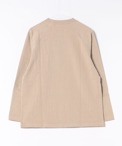 LAVENHAM（ラベンハム）の「【 日本製・長袖Tシャツ 】Jackman X Lavenham Lightweight Sweat Mens / ジャックマン ライトウェイト スウェット メンズ（Tシャツ/カットソー・メンズ・ベージュ/スミクロ/ダークブルー/ブラック系その他/ベージュ系その他・M/XL/S/L）」の7枚目の写真