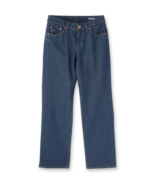 DRESSTERIOR（ドレステリア）の「RED CARD TOKYO（レッドカードトーキョー）Holiday ルーズテーパードワイドパンツ（デニムパンツ・レディース・ネイビー・01/02/03）」の2枚目の写真