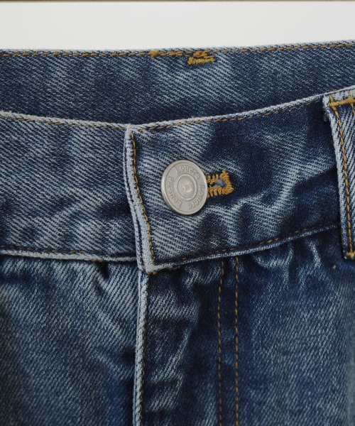 Louere（ルエレ）の「ストレッチハイウエストストレートデニムパンツ[高身長サイズST有り]（デニムパンツ・レディース・ブラック/ライトブルー/ワンウォッシュ・SMALL/MEDIUM/LARGE/X-LARGE/ST）」の12枚目の写真