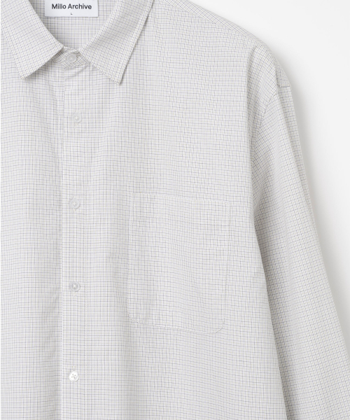 Millo Archive（ミロ アーカイブ）の「コンバインドシャツ [ホワイト]（シャツ/ブラウス・メンズ・その他・X-LARGE/MEDIUM/LARGE）」の3枚目の写真