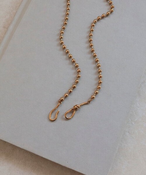 fredy emue（フレディエミュ）の「ステンレスボールチェーンフックネックレス（ネックレス・レディース・シルバー/ゴールド・FREE）」の4枚目の写真