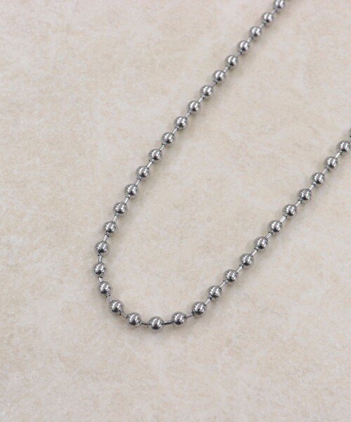 fredy emue（フレディエミュ）の「ステンレスボールチェーンフックネックレス（ネックレス・レディース・シルバー/ゴールド・FREE）」の8枚目の写真