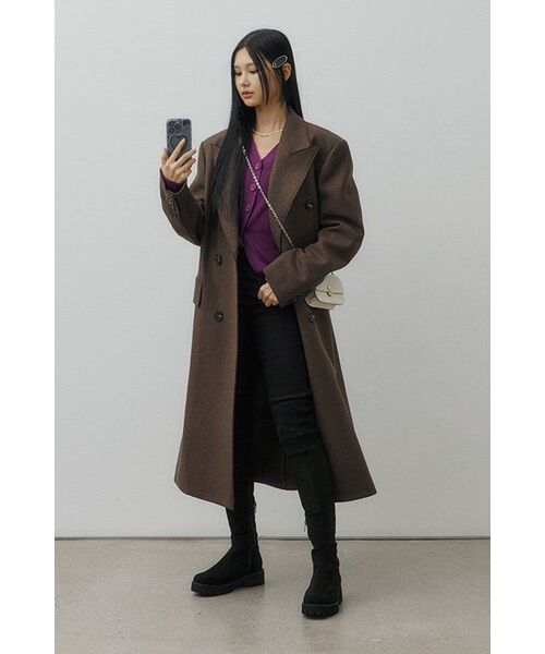 AVANDRESS(アバンドレス )の「Balloon Ribbed Cardigan PURPLE(カーディガン/ボレロ・レディース・その他・SMALL/MEDIUM)」の14枚目の写真