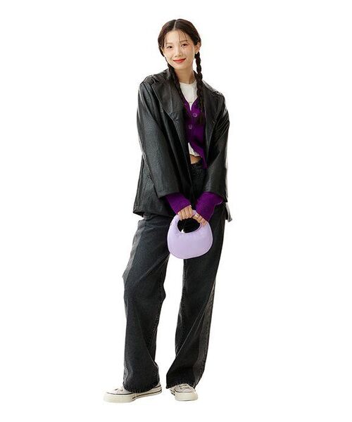AVANDRESS(アバンドレス )の「Balloon Ribbed Cardigan PURPLE(カーディガン/ボレロ・レディース・その他・SMALL/MEDIUM)」の17枚目の写真