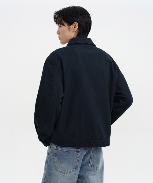 MUSINSA STANDARD（ムシンサスタンダード）の「フレンチサイクリストジャケット [ネイビー]（その他アウター・メンズ・その他・MEDIUM/LARGE/X-LARGE/XX-LARGE）」の3枚目の写真