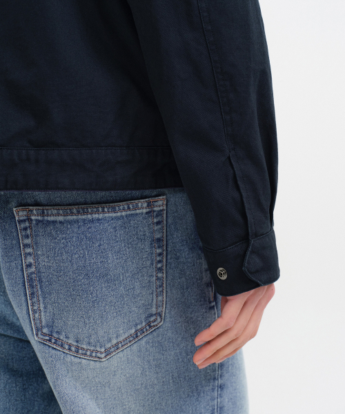MUSINSA STANDARD（ムシンサスタンダード）の「フレンチサイクリストジャケット [ネイビー]（その他アウター・メンズ・その他・MEDIUM/LARGE/X-LARGE/XX-LARGE）」の8枚目の写真