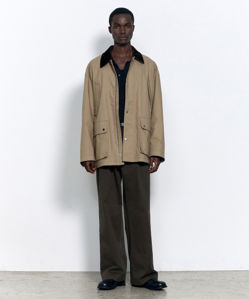 INSILENCE(インサイロンス)の「ダックキャンバスチョアジャケット BEIGE(デニムジャケット・レディース・その他・SMALL/MEDIUM/LARGE)」の2枚目の写真