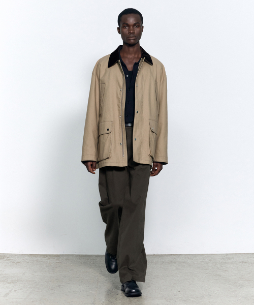 INSILENCE(インサイロンス)の「ダックキャンバスチョアジャケット BEIGE(デニムジャケット・レディース・その他・SMALL/MEDIUM/LARGE)」の3枚目の写真