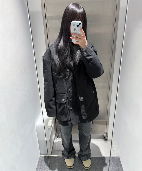 INSILENCE(インサイロンス)の「ダックキャンバスチョアジャケット BEIGE(デニムジャケット・レディース・その他・SMALL/MEDIUM/LARGE)」の7枚目の写真