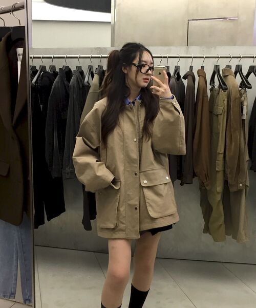 INSILENCE(インサイロンス)の「ダックキャンバスチョアジャケット BEIGE(デニムジャケット・レディース・その他・SMALL/MEDIUM/LARGE)」の13枚目の写真