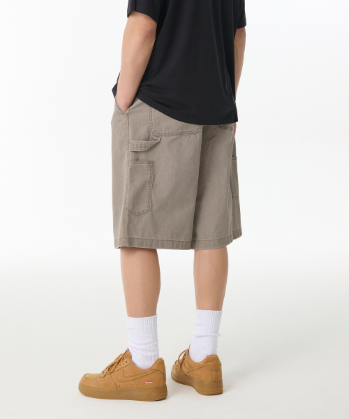 MUSINSA STANDARD（ムシンサスタンダード）の「ピグメントカーペンターバミューダパンツ [トープ]（その他パンツ・メンズ・その他・28/29/30/40/38/42/36/34/32/31/33/26/27）」の2枚目の写真
