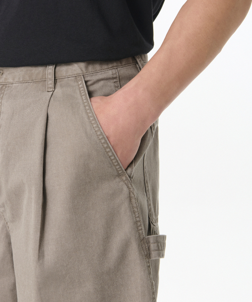 MUSINSA STANDARD（ムシンサスタンダード）の「ピグメントカーペンターバミューダパンツ [トープ]（その他パンツ・メンズ・その他・28/29/30/40/38/42/36/34/32/31/33/26/27）」の4枚目の写真