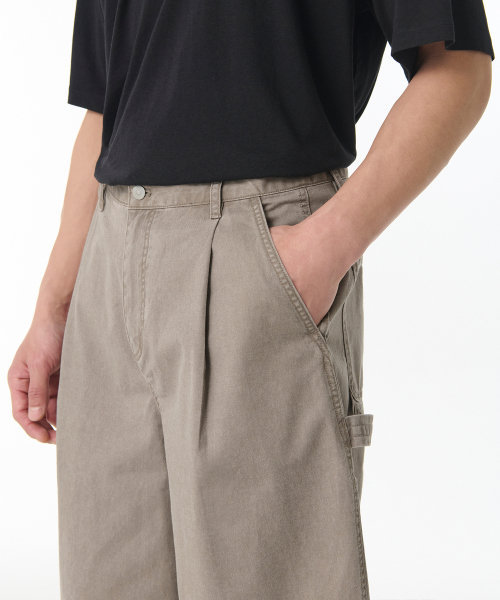 MUSINSA STANDARD（ムシンサスタンダード）の「ピグメントカーペンターバミューダパンツ [トープ]（その他パンツ・メンズ・その他・28/29/30/40/38/42/36/34/32/31/33/26/27）」の5枚目の写真
