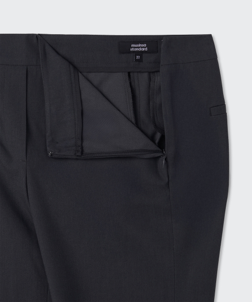 MUSINSA STANDARD WOMAN（ムシンサスタンダードウーマン）の「ウィメンズラップスカートレイヤードスラックス[グレー]（スラックス・レディース・その他・34/28/29/32/30/31/25/26/27/24）」の7枚目の写真