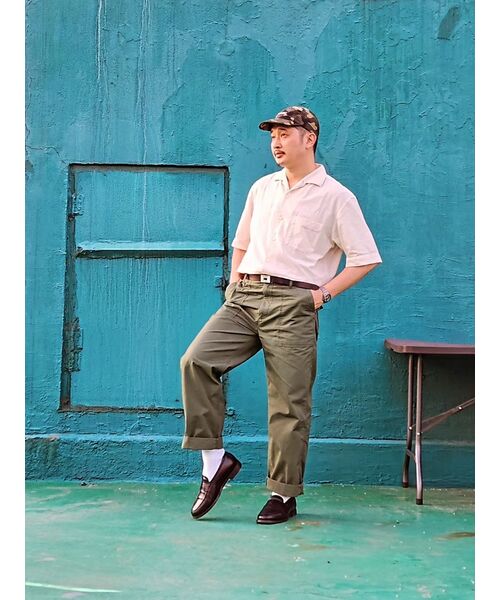 MUSINSA STANDARD（ムシンサスタンダード）の「リップストップペインターパンツ [セージグリーン]（その他パンツ・メンズ・その他・40/38/42/36/34/32/30/31/33/26/27/28/29）」の21枚目の写真
