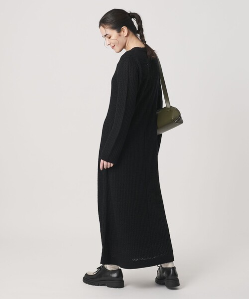 BEAUTY&YOUTH UNITED ARROWS（ビューティーアンドユースユナイテッドアローズ）の「アイレットニットワンピース（ワンピース・レディース・ホワイト/ブラック・FREE）」の20枚目の写真