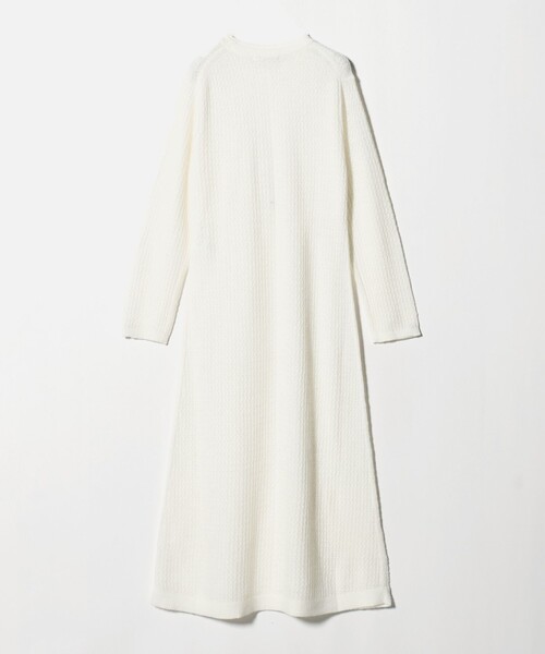 BEAUTY&YOUTH UNITED ARROWS（ビューティーアンドユースユナイテッドアローズ）の「アイレットニットワンピース（ワンピース・レディース・ホワイト/ブラック・FREE）」の4枚目の写真