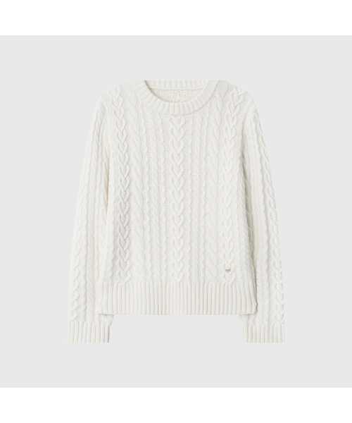 JINY CASHMERE CABLE KNIT_3colors