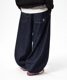 XTONZ（エクストーンズ）の「XP172 ビッグワイドバルーンデニムパンツ（インディゴ）（デニムパンツ）」