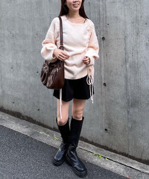 archives（アルシーヴ）の「ポケットワンショルダーバッグ（ショルダーバッグ・レディース・ブラック/ブラウン・FREE）」の12枚目の写真