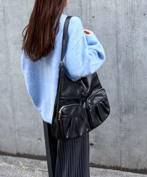 archives（アルシーヴ）の「ポケットワンショルダーバッグ（ショルダーバッグ・レディース・ブラック/ブラウン・FREE）」の9枚目の写真