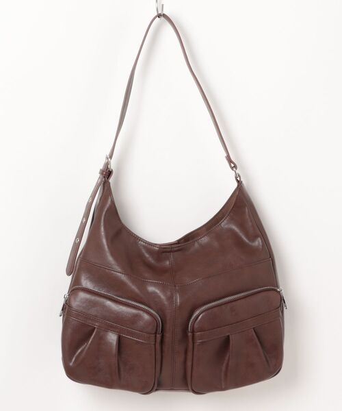 archives（アルシーヴ）の「ポケットワンショルダーバッグ（ショルダーバッグ・レディース・ブラック/ブラウン・FREE）」の18枚目の写真