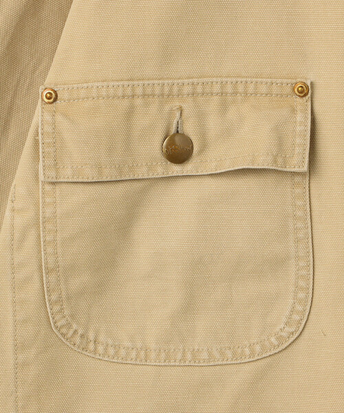 orSlow（オアスロウ）の「orSlow | 〈別注〉RELAX FIT DUCK COVERALL WOMEN（カバーオール・レディース・ベージュ・0）」の19枚目の写真