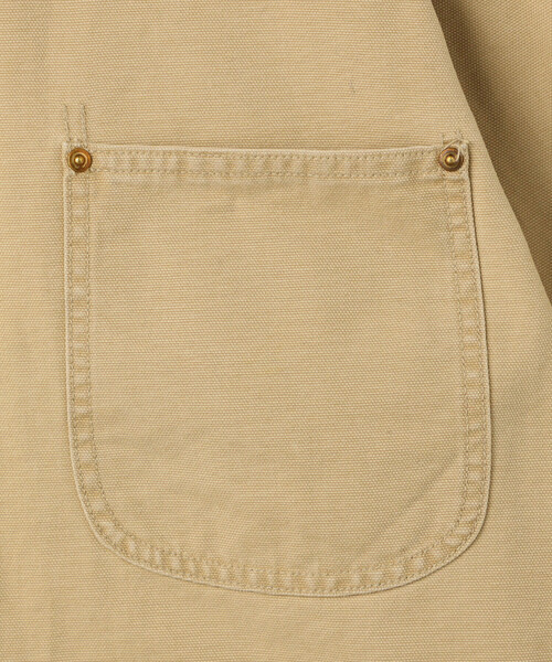orSlow（オアスロウ）の「orSlow | 〈別注〉RELAX FIT DUCK COVERALL WOMEN（カバーオール・レディース・ベージュ・0）」の12枚目の写真