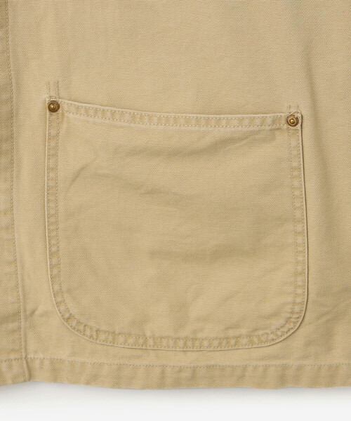 orSlow（オアスロウ）の「orSlow | 〈別注〉RELAX FIT DUCK COVERALL WOMEN（カバーオール・レディース・ベージュ・0）」の14枚目の写真