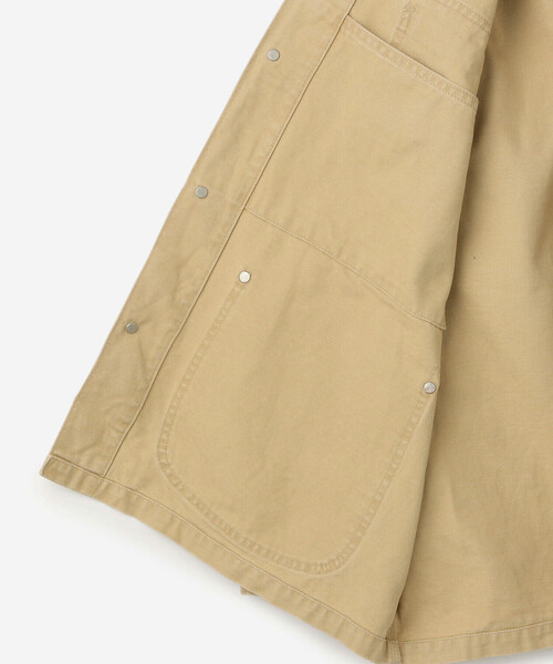 orSlow（オアスロウ）の「orSlow | 〈別注〉RELAX FIT DUCK COVERALL WOMEN（カバーオール・レディース・ベージュ・0）」の2枚目の写真