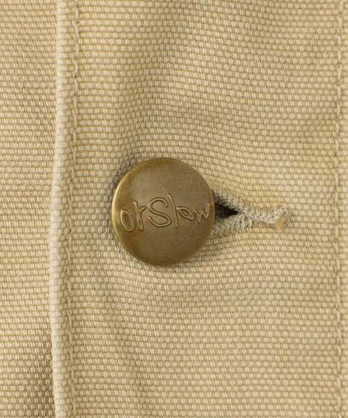 orSlow（オアスロウ）の「orSlow | 〈別注〉RELAX FIT DUCK COVERALL WOMEN（カバーオール・レディース・ベージュ・0）」の3枚目の写真