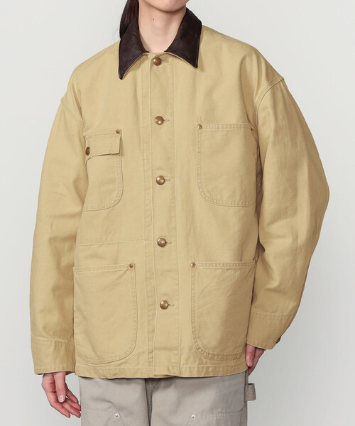 orSlow（オアスロウ）の「orSlow | 〈別注〉RELAX FIT DUCK COVERALL WOMEN（カバーオール・レディース・ベージュ・0）」の7枚目の写真