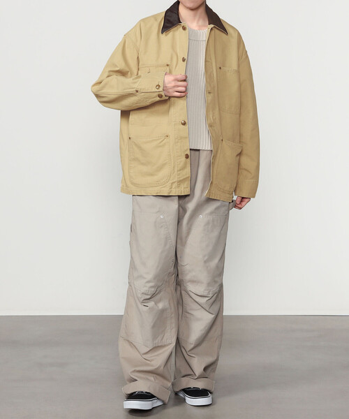 orSlow（オアスロウ）の「orSlow | 〈別注〉RELAX FIT DUCK COVERALL WOMEN（カバーオール・レディース・ベージュ・0）」の9枚目の写真