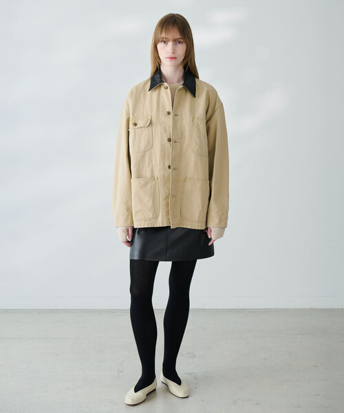 orSlow（オアスロウ）の「orSlow | 〈別注〉RELAX FIT DUCK COVERALL WOMEN（カバーオール・レディース・ベージュ・0）」の11枚目の写真