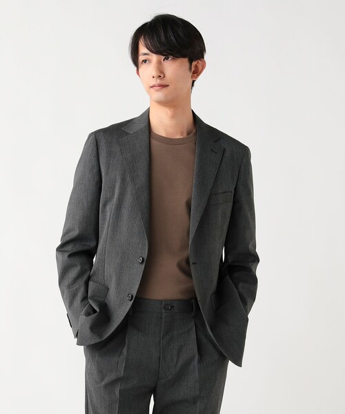 BEAMS HEART(ビームスハート)の「トリアセテート ピンヘッド 2ボタンジャケット(セットアップ対応)(テーラードジャケット・メンズ・ネイビー/グレー・SMALL/MEDIUM/LARGE/X-LARGE)」の8枚目の写真
