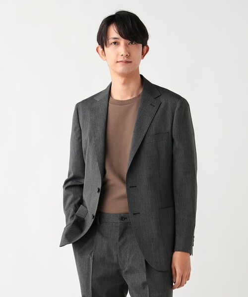 BEAMS HEART(ビームスハート)の「トリアセテート ピンヘッド 2ボタンジャケット(セットアップ対応)(テーラードジャケット・メンズ・ネイビー/グレー・SMALL/MEDIUM/LARGE/X-LARGE)」の7枚目の写真