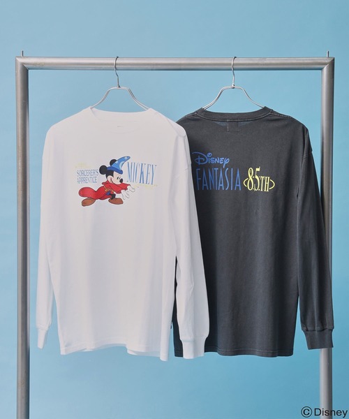 Disney（ディズニー）の「(DISNEY『FANTASIA』)L/S TEE（Tシャツ/カットソー・レディース・ブラック/ホワイト・ONE SIZE）」の21枚目の写真