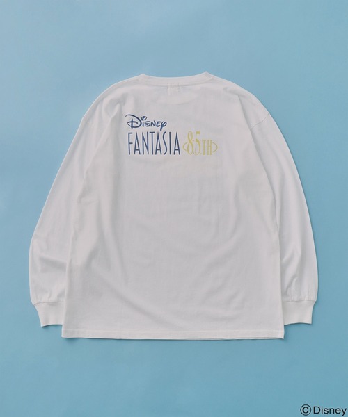 Disney（ディズニー）の「(DISNEY『FANTASIA』)L/S TEE（Tシャツ/カットソー・レディース・ブラック/ホワイト・ONE SIZE）」の5枚目の写真